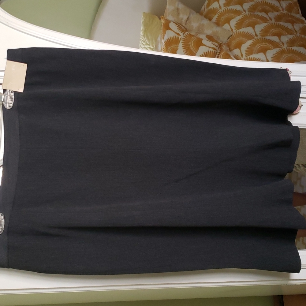 NWT charcoal gray skirt